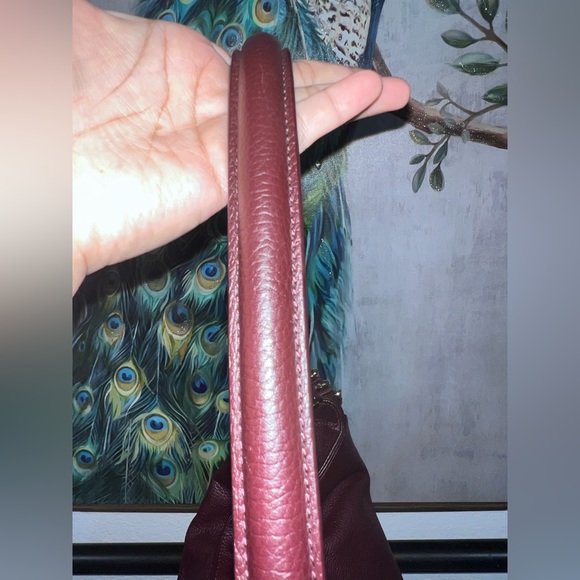 EUC Christian Louboutin Eloise Hobo Shoulder, Maroon Color - Picture 14 of 16